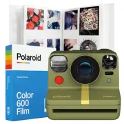 Polaroid Now+ Gen 2 - Forest Green Camera with Album and Film