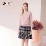 【IRIS 艾莉詩】俏麗格紋羊毛短裙(36245)