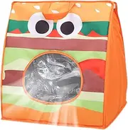 Folpus Pet Cooling House Lounge Bed Folding Summer Multifunctional Insulation Kennel Cooling Cat House for Kitten Puppy Small Animal, Orange