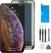 LCD Screen Replacement for iOS Phone Xs Max, 3D Touch Screen Digitizer 6.5 Inch LCD Display with Assembly Full Repair Toolkit, Xs Max A1921 A2101 A2102 A2104