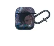 Naruto Shippuden Anime Sasuke Uchiha Airpod Case Cover with keychain Holder