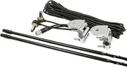RoadPro RPPS-23KB Platinum Series Black 3' 1000W Dual Mirror Mount CB Antenna Kit