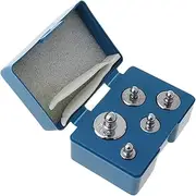 Scale Calibration Weights - Accurate Steel Calibration Weights - M2 Class Steel Scale Calibration Weight with Tweezer and Case for Jewellery Scale