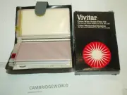 VIVITAR WIDE ANGLE and COLOR FILTER KIT NEW for 283 ELECTRONIC FLASHES with CASE