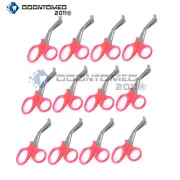 12 Pairs Trauma Shears Bandage Scissors 7 1/4" Pink