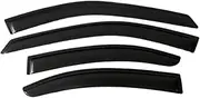Window Visor Fit for Benz C-Class 1993-2018 W202 W203 W204 W205 Car Side Window Visor Black Tinted Deflectors Guard Door Ventvisor (Color : for W203 01-07 Sedan)