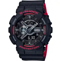 在飛比找蝦皮商城優惠-CASIO 卡西歐 G-SHOCK 人氣經典紅黑雙顯手錶 G