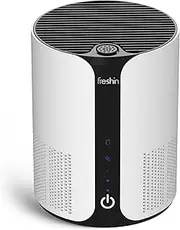 [FRESHIN] Air Purifier Smart for Home, CADR 150 m³/h, Touch Panel, 3 Fan Speed with H12 True HEPA Filter & Fragrance Function, for Pets, Allergies, Dust, Pollen, Smoke, Odor (2.4GHz Only)