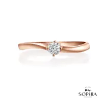 在飛比找PChome24h購物優惠-SOPHIA 蘇菲亞珠寶 - 約定 10分 14K玫瑰金 鑽