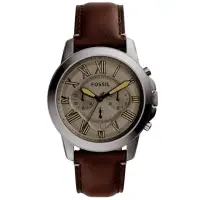 在飛比找momo購物網優惠-【FOSSIL】古典伯爵三環計時腕錶(FS5214)