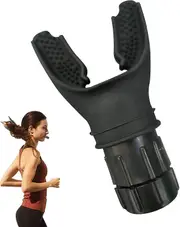 Lung Capacity Exerciser,portable Breathing Exercise Device For Lungs With Adjustable Resistance For Increase Lung Capacity, Improve Sleep Black