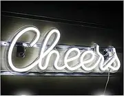 Hanging Art Neon Signs Cheers Neon Sign LED Light For Wall Decor Bar Beer Party Home Room Usb Interface Club Neon Decor Birthday Present