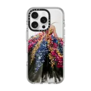 iPhone 16 Pro Clear Case MagSafe Compatible Blooming Gown