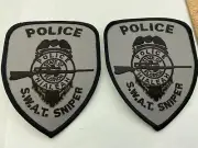 Hialeah Police S.W.A.T. Sniper collectable patch set full size