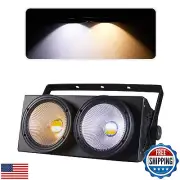 COB Par Lights for Stage 2-Eyes LED Blinder Fresnel Flash Strobe Wash DJ Ligh
