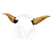 Geekria 3D Printed Demon Horns for Headphone, Devil Horns Handmade Headband