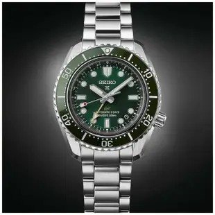 【SEIKO 精工】Prospex 大谷翔平廣告款 三日鍊 GMT 潛水陶瓷機械錶 送行動電源(SPB381J1/6R54-00D0G)