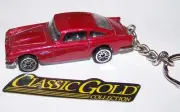 CUSTOM MADE..1983 ASTON MARTIN DB5 (RED METALIC/BLACK)..KEYCHAIN..GREAT GIFT!