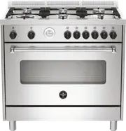 La Germania Americana 90cm Dual Fuel Upright Cooker