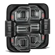 For 21-24 Ford Bronco NOVA-Series Prismatic LED Tail Lights Black 659010 (for: Ford)