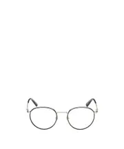Moncler Eyewear Round Frame Glasses 51 White