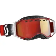 Prospect Snow Cross Goggles - White/Red with Enhancer Red Lens 272846-1030312