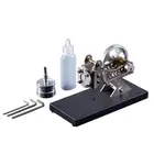 Handmade Metal Steam Engine Model Toy for All Ages and Educational Purposes