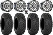 Sedona Sano Bdlk 15x6 Wheels Ct 32" RT320 Tires Polaris Ranger XP 9/1K