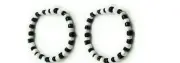 New Born Baby kids Evil Eye Nazariya Bracelet Beads Black And White Color