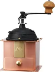 Kalita Copper Coffee Mill Hand Grinder with Lid Multicolor #42084 From Japan