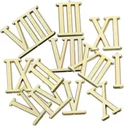 ERINGOGO Ccurate Timekeeping Clock Faces for Crafts Electroplated Roman Numerals Kit Replacement Number Parts