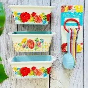 Pioneer Woman Mini Loaf Pans & Measurement Spoon Set NEW