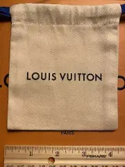 NEW Authentic Louis Vuitton Drawstring Dustbag Dust Bag For Charm Watch Jewelry
