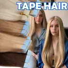 Grey CLEARANCE Tape In 100% Real Remy Human Hair Extensions Skin Weft Full Head