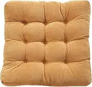 Modern Corduroy Seat Cushion, Square Memory Foam Floor Tatami Mat for Dining Chairs, Kitchen and Indoor Use, Multipurpose and Comfortable (45 * 45cm)