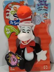 Vintage Mattel's, The Cat In The Hat Finger Puppet