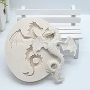 JIAWEIIY 3D Dragon Silicone Resin Molds Pastry Fondant Mould Wedding Cake Decoration Tools Kitchen Baking Accessories
