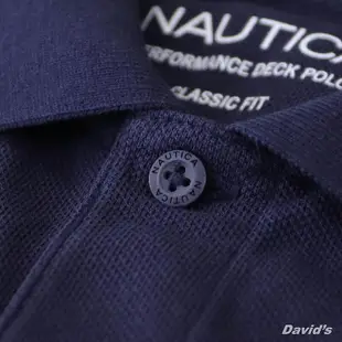 NAUTICA Polo衫 短袖 T恤 上衣 男 網眼 短T 帆船 衣服 t shirtK25208美國大衛~正正