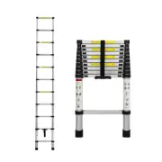 Traderight Telescopic Ladder Step Aluminium Extension Portable MultiPurpose 3.2M