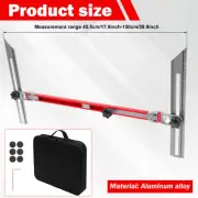 Stair Treads Template Tool Aluminum Alloy Adjustable Stair Gauge Measuring qiiSW