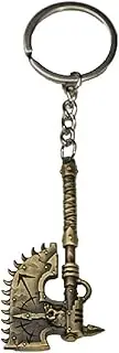 [Starforged] Warhammer Chaos Space Marine Chainaxe Keychain Key Ring Men's Fashion Accessories