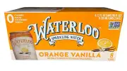 Waterloo Orange Vanilla Sparkling Water 8 Pack