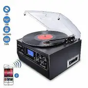 DIGITNOW 7545883392 Bluetooth Record Player Turntable