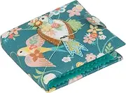 Hobby Gift Needle Case - 5 Sewing Needles 4 Saftey Pins 3 Pins and Scissors Included - 100% Cotton Sharps Storage - 2.5 x 9.5 x 9cm - Aviary