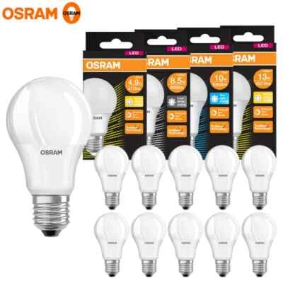 OSRAM LED 4.9W 8.5W 10W 13W E27 220V Frosted Bulbs 2700K 4000K 6500K Room Light