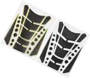 2pcs Motorcycle Stickers Gas Tank Sticker Oil Tank Cover for Motocycle Motorcycle Tank Decoration Motorcycle Tank Stickers Gas Cap Cover Sticker Three-Dimensional Soft Glue