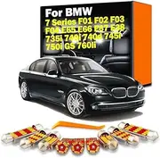 Car LED Interior Map Light Kit, For BMW 7 Series F01 F02 F03 F04 E65 E66 E67 E38 735i 740i 740d 745i 750i GS 760li Sun Visor Bulb