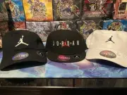 (3)NEW Nike YOUTH Air Jordan Jumpman Snapback Cap Hat - 9A0128- White