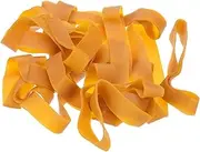 uxcell 45Pcs Rubber Bands, 6.3 x 0.79 Inch Elastic Stretchable Rubber Bands Home Office Supplies for File Folders Little Boxes Securing Trash Can, Yellow