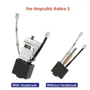 3D Printer Hotend Kit For Anycubic Kobra 3 Accessories W/Heat Dissipation Block